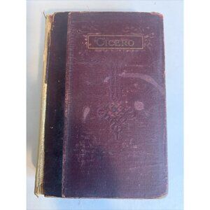 Antique Cicero Select Orations Letters HC Ginn and Co Latin Greenough Kittredge